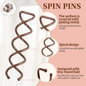Fandamei rounded tip detail protecting scalp and reducing snagging