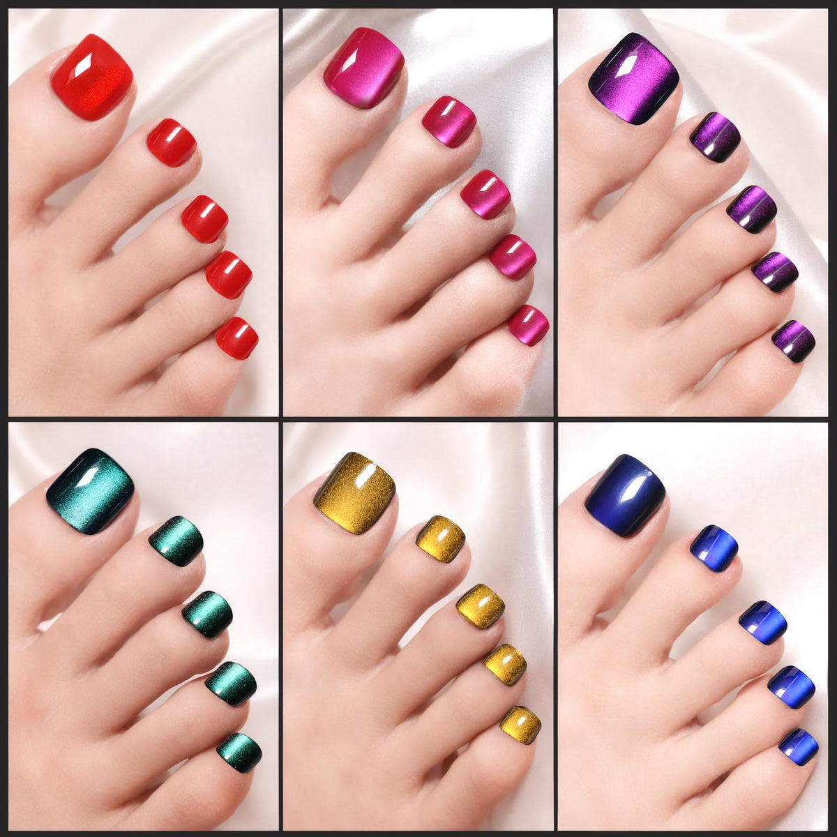 Fandamei scale comparison with coin showing nail sizes and realistic sizing guidance