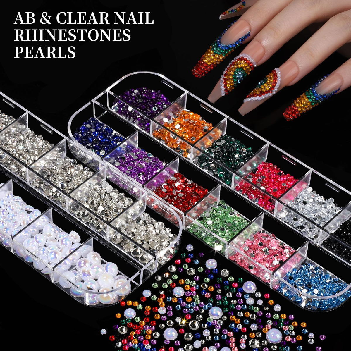 Fandamei wax pencil and tweezers displayed for precise gem placement and easy handling