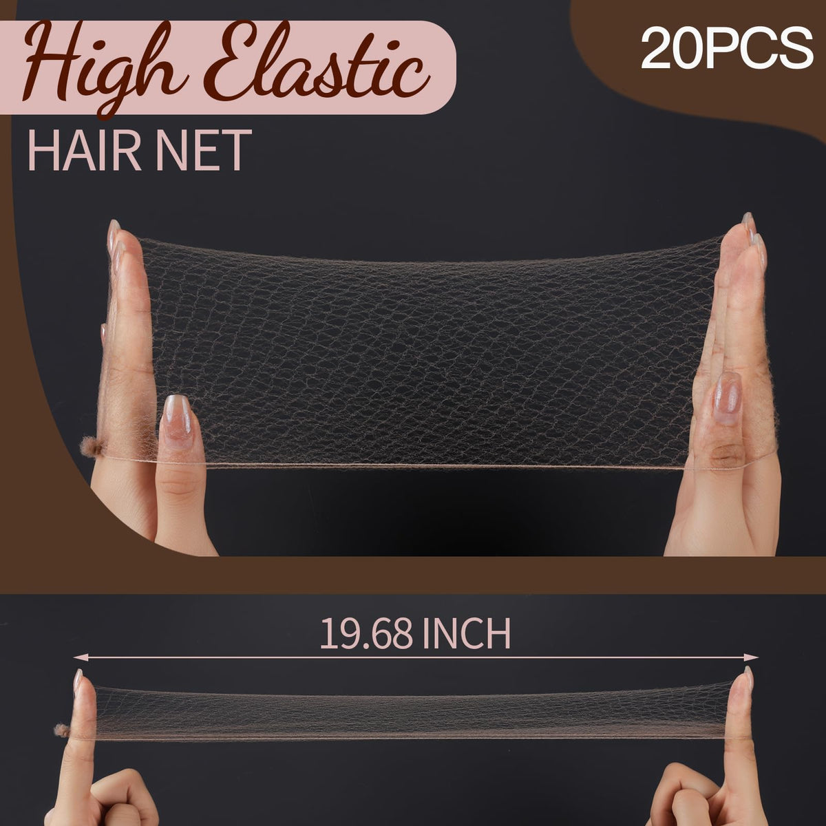 Fandamei U pin close-up with rounded tip for scalp-safe hold