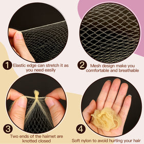 Fandamei gold U-shaped pin with rounded tip protecting hair and scalp from damage