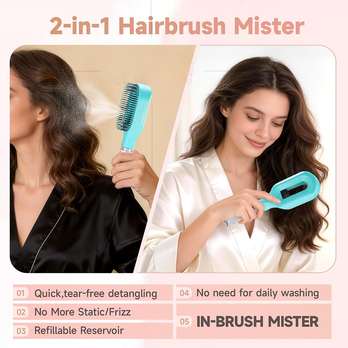 fangtaiabc brush in use detangling hair for smoother styling