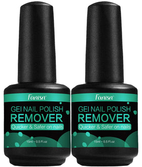 Fanisn front packaging showing two 15ml bottles and quick removal benefit