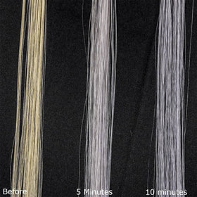 Swatch of Nutri Care conditioner cream texture showing smooth, nourishing formula