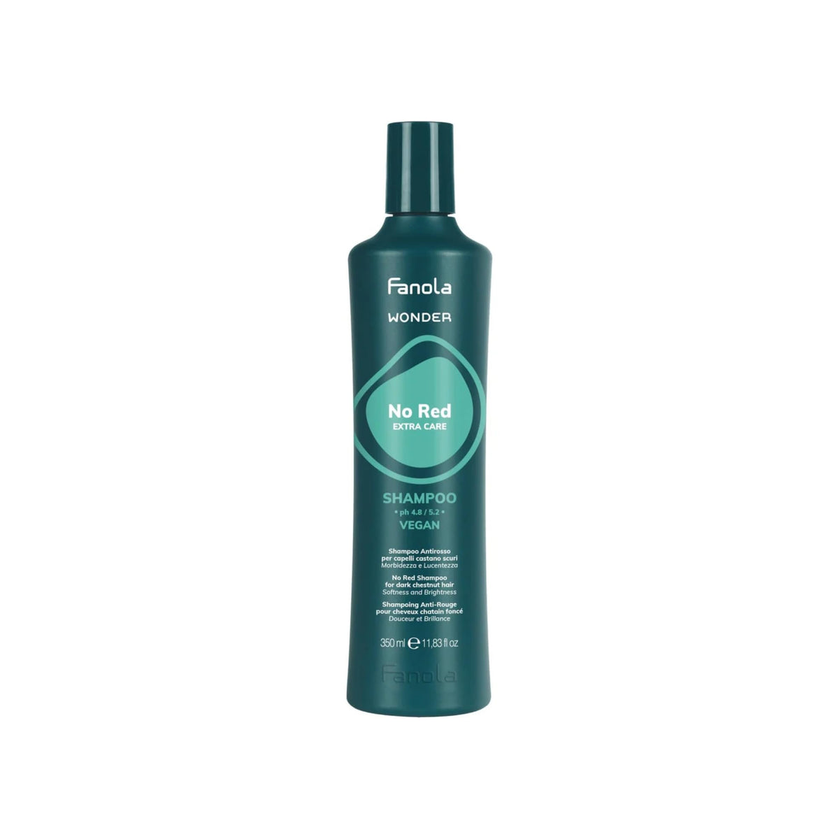 Fanola front packaging showing bottle and branding, highlights professional quality