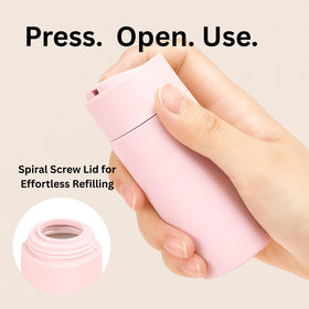 FANPOI squeezable bottle texture demonstrating controlled dispensing benefit