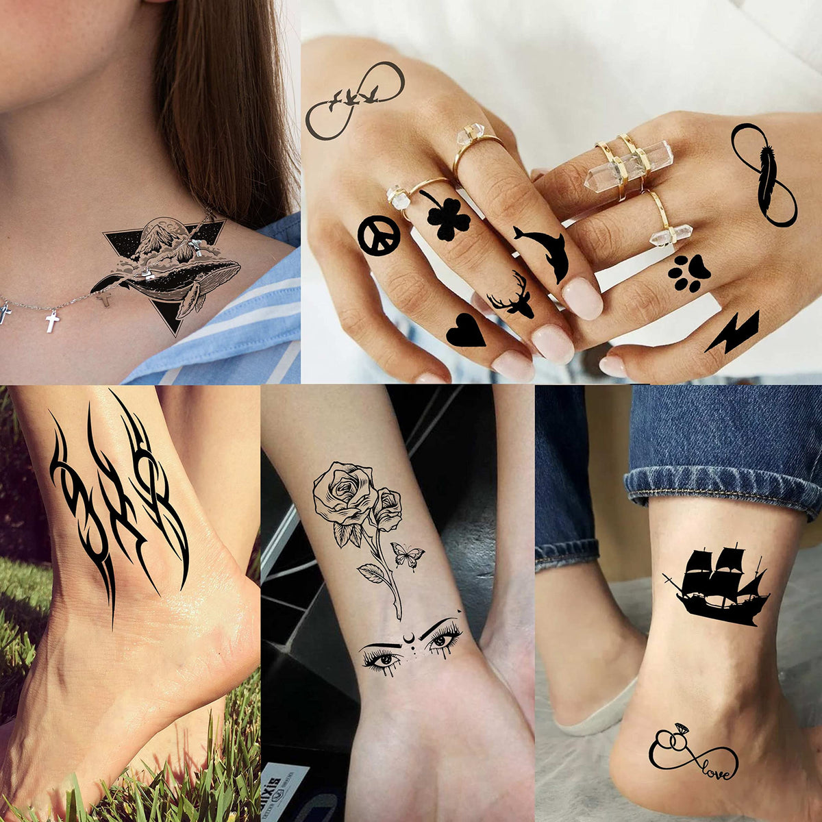 FANRUI finger and wrist tattoos showing realistic look and precision