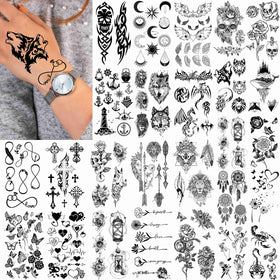 FANRUI lifestyle festival look with temporary tattoos adding flair