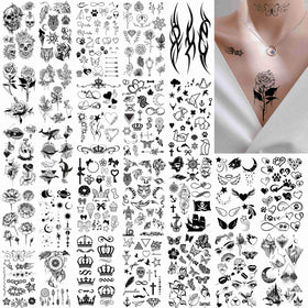 FANRUI tattoo sheet beside ruler showing compact portable size