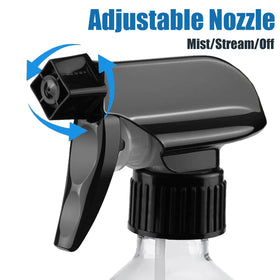 FANSTINOW nozzle close-up showing adjustable mist-to-stream setting for versatile use