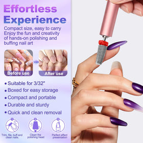 FANTEXY bit next to transparent dustproof case for easy cleaning and storage