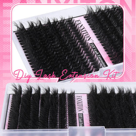 FANXITON application demo with tweezers placing clusters demonstrating simple at-home use benefit