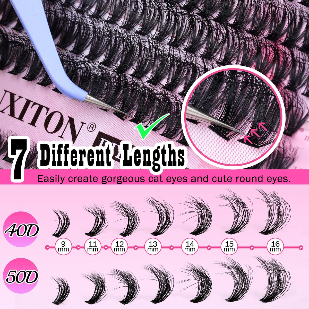 FANXITON tweezers bond seal and remover laid out for fast application