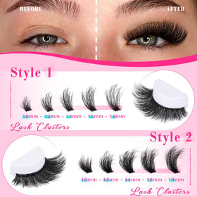 FANXITON lash bond and seal bottles close-up showing liquids that enhance retention and cleanliness
