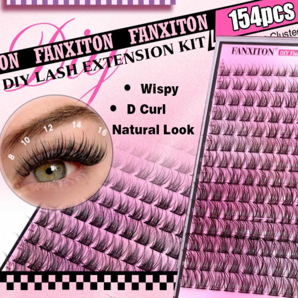 FANXITON lash brushes and tools for precise application benefit