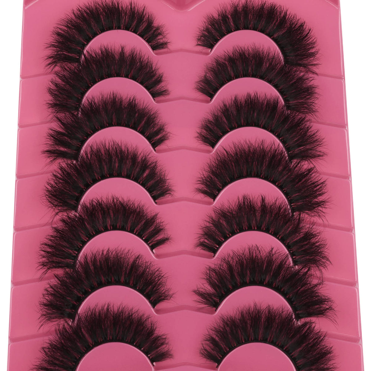 FANXITON curled lash ends close-up proving natural taper