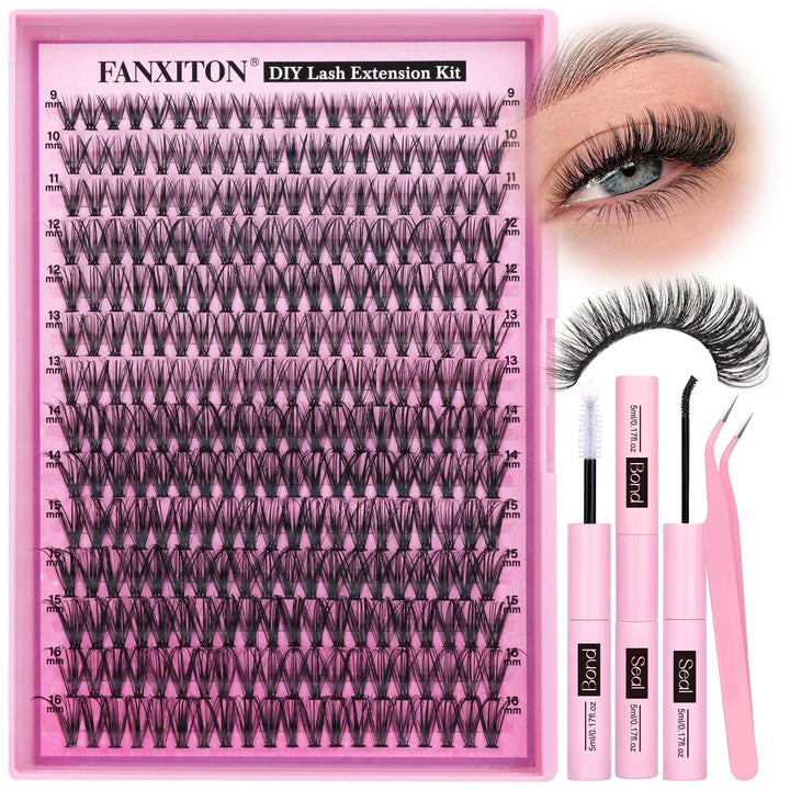 FANXITON front packaging showing full kit and contents for easy at-home use