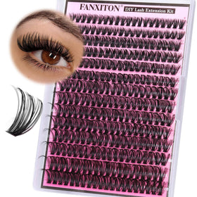 FANXITON front tray showing 280 clusters and mixed lengths for versatile styling