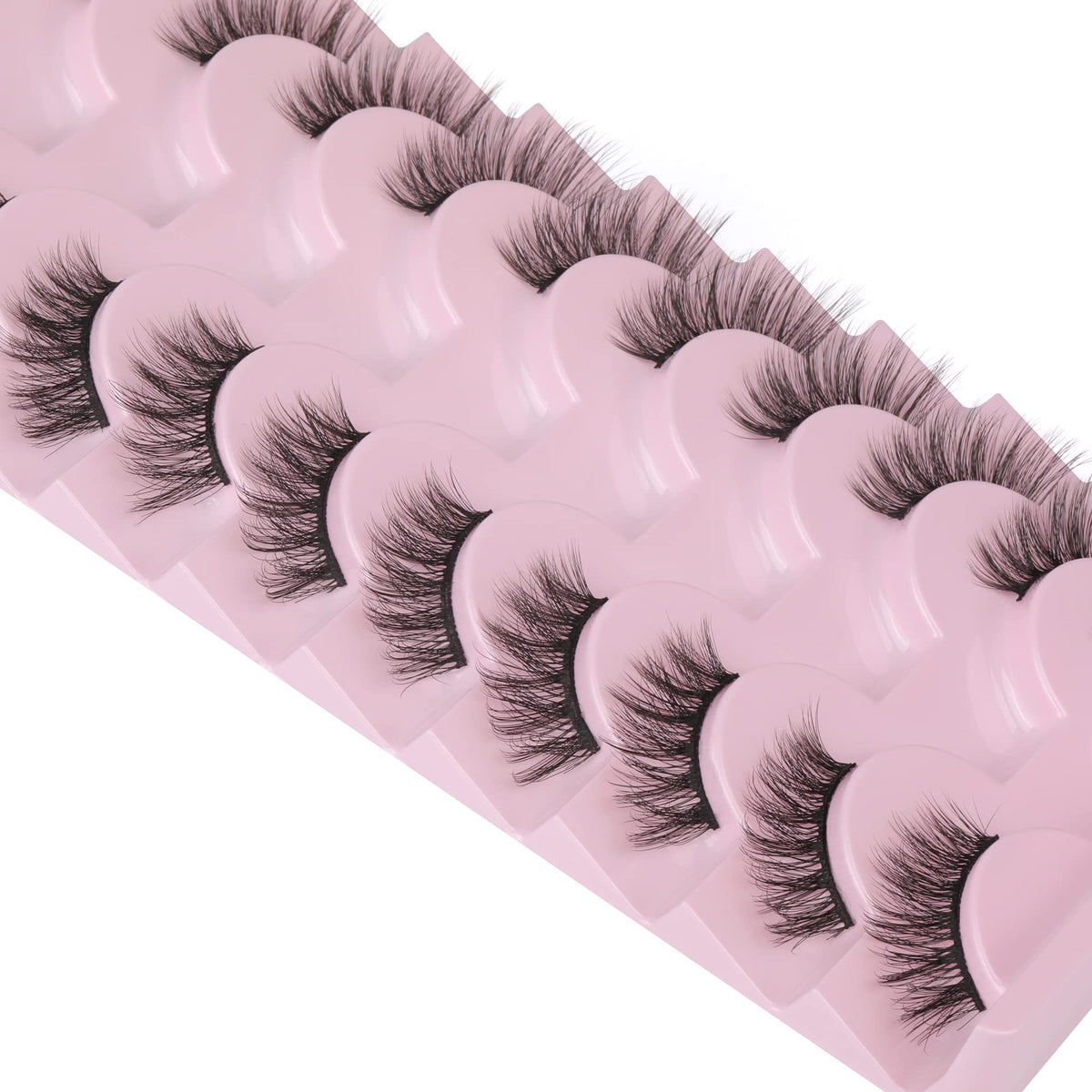 FANXITON lashes being applied at outer corner to create a lifted cat-eye