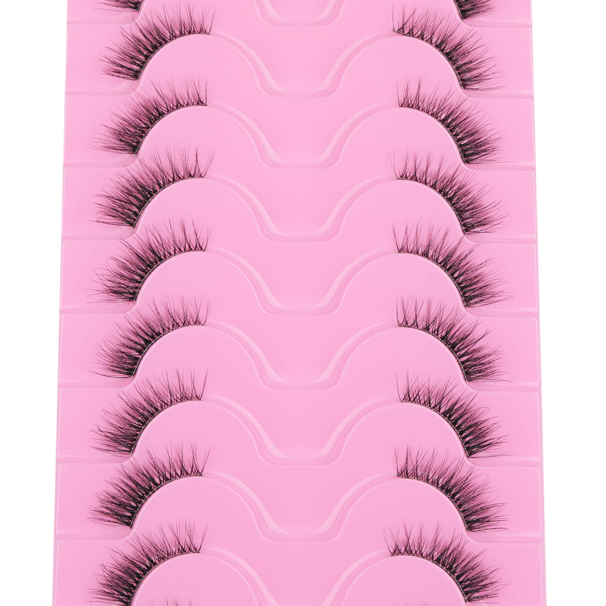 FANXITON lashes neatly stored in tray for safe reuse and organized care