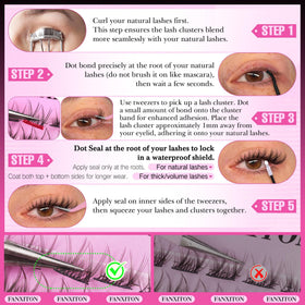 FANXITON before-and-after eye comparison showing subtle lift