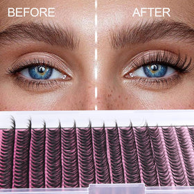 FANXITON visual showing 8–16mm length range to customize lash shape