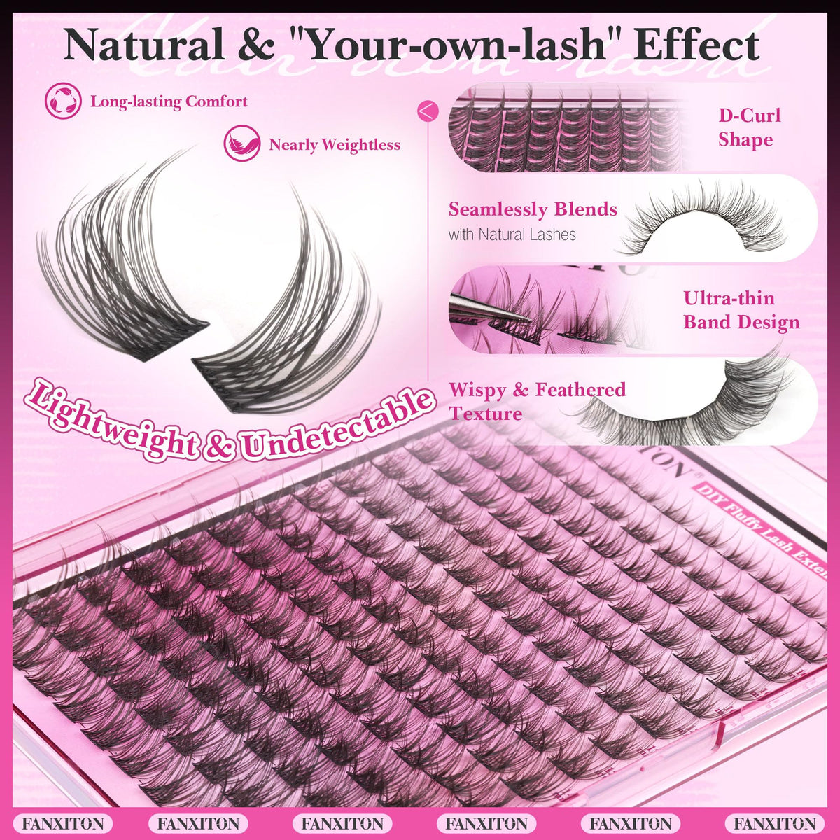 FANXITON arranged lengths 8mm to 16mm for customized volume
