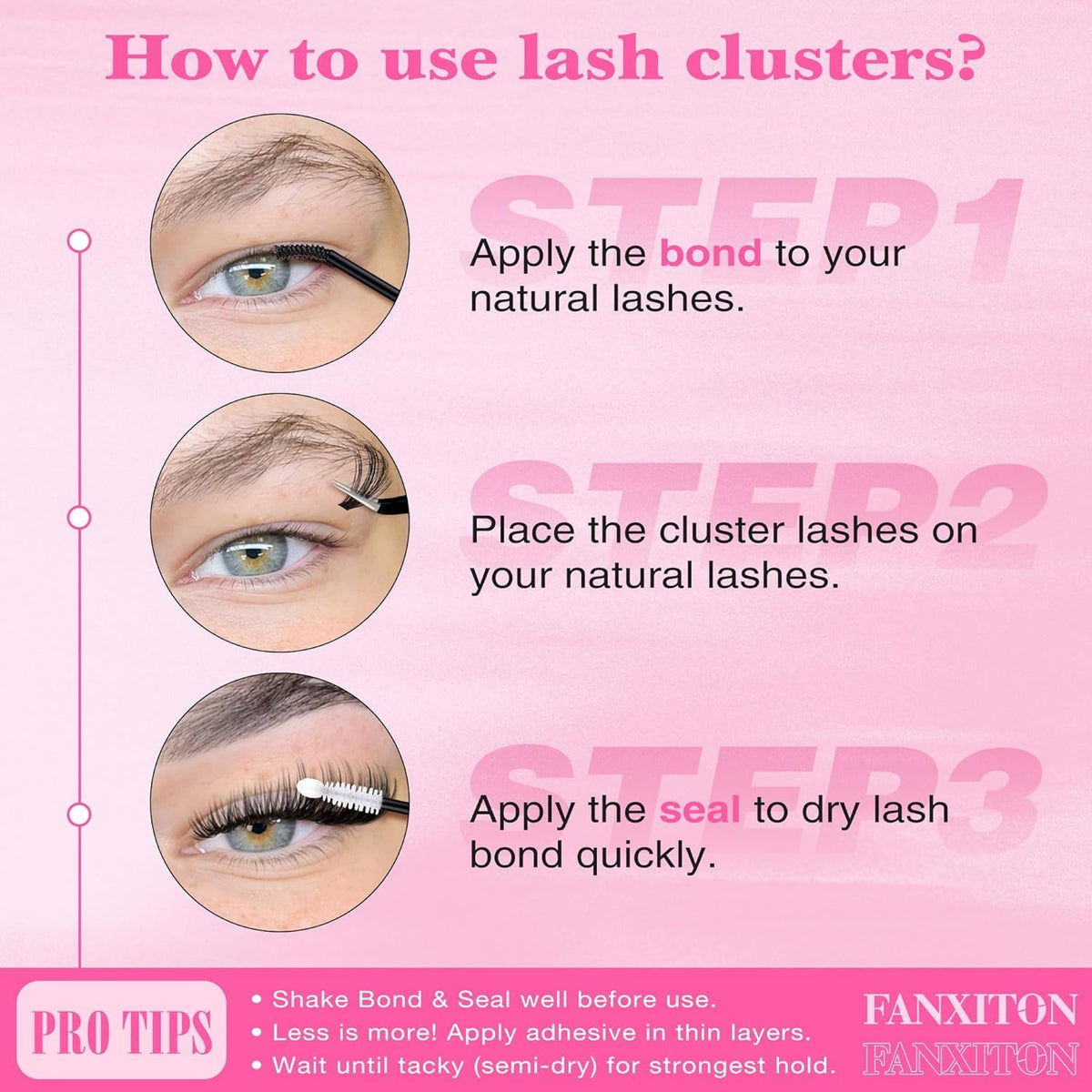 FANXITON worn lashes in lifestyle setting showing wearable finish benefit