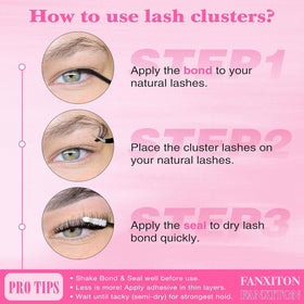 FANXITON worn lashes in lifestyle setting showing wearable finish benefit