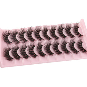 FANXITON lashes next to ruler showing 19mm length for noticeable lift