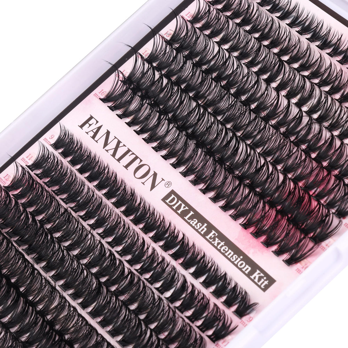 FANXITON size scale with hand showing compact 280-piece kit