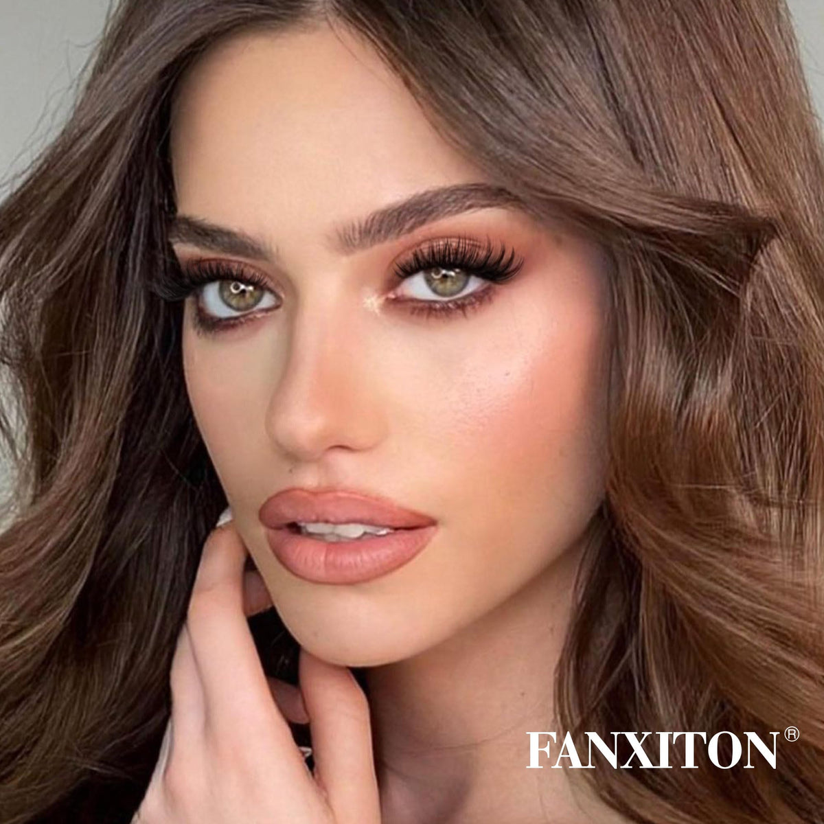 FANXITON D-curl fiber texture providing long-lasting lift and blend