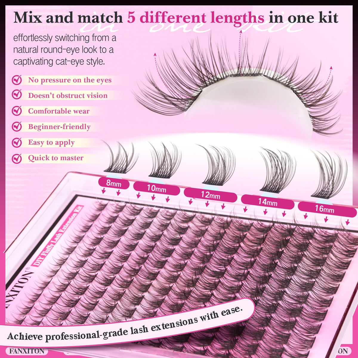 FANXITON tweezers detail with safe tip for precise placement