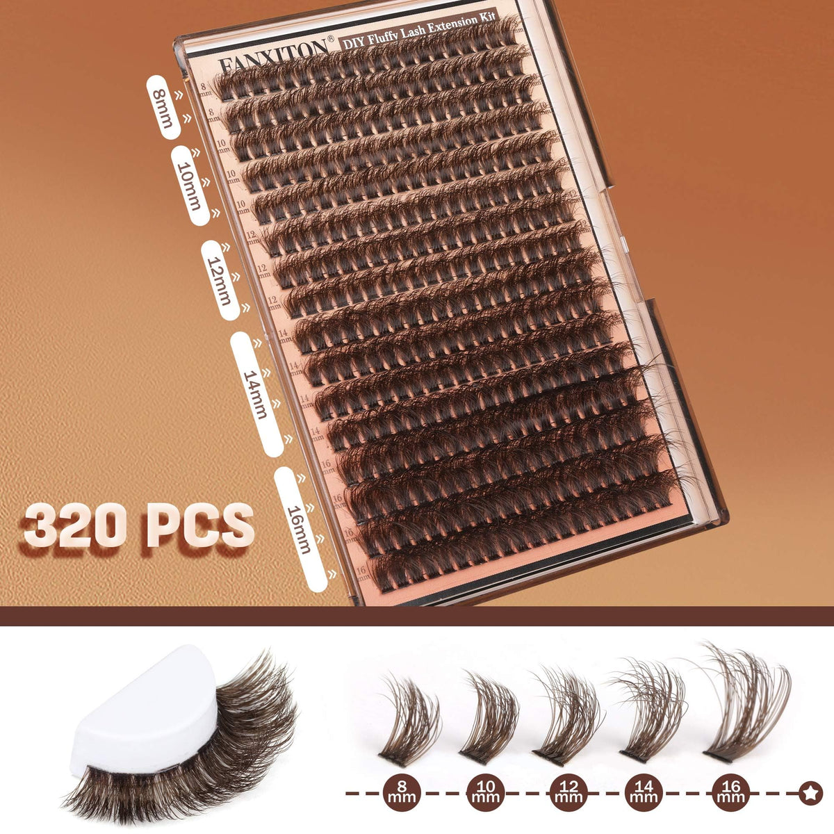 FANXITON angled tweezers holding a cluster for precise, easy placement
