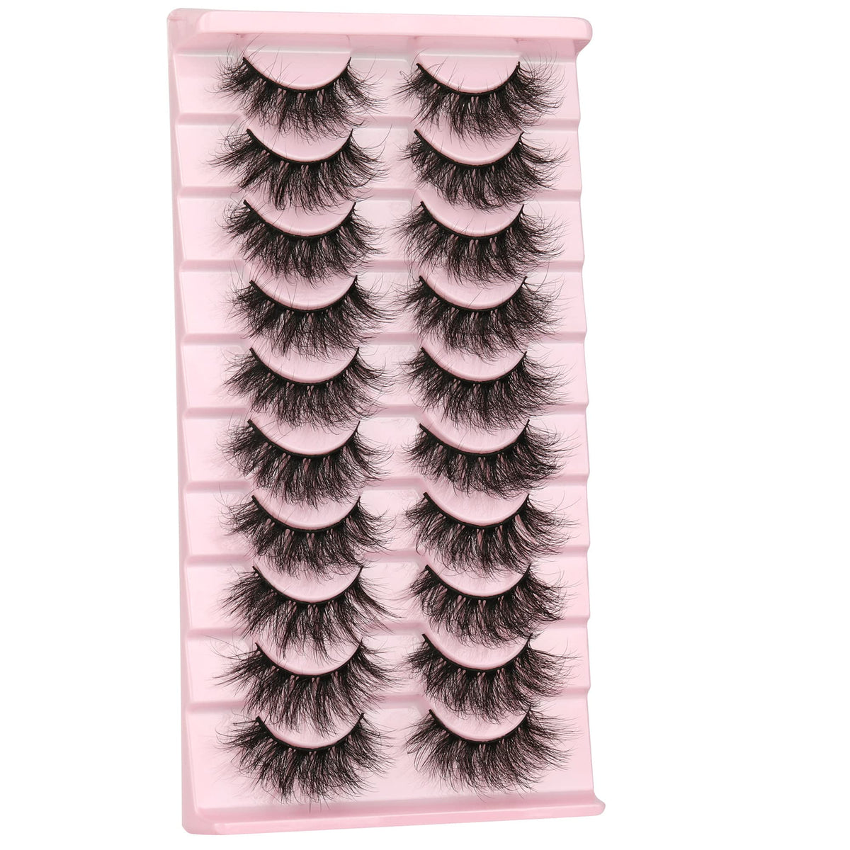 FANXITON worn on model demonstrating fluttery, eye-opening effect