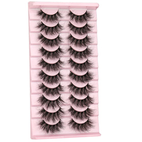 FANXITON worn on model demonstrating fluttery, eye-opening effect