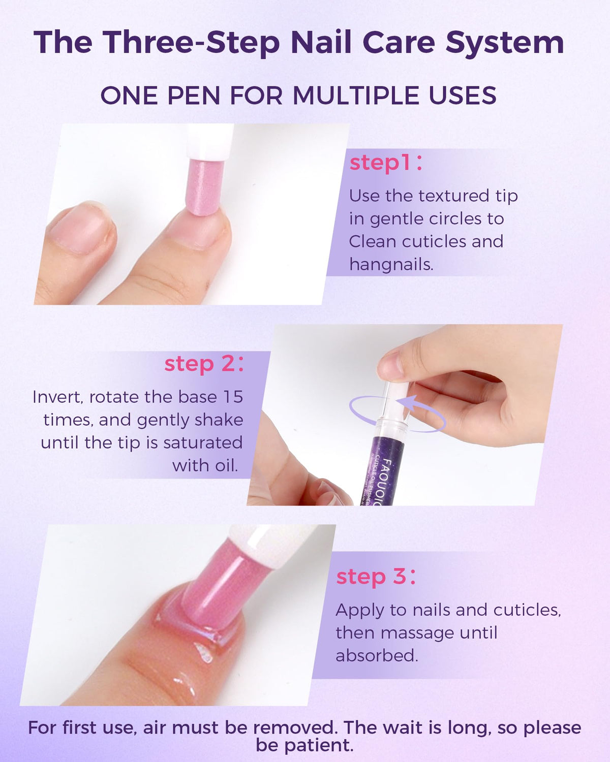 Faouoice pen beside coin for size scale showing pocket-friendly portability benefit