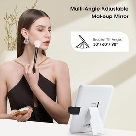 Faquenc open case with LED mirror displaying adjustable light for accurate makeup