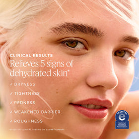 Farmacy application on skin showing immediate hydration and non-greasy feel