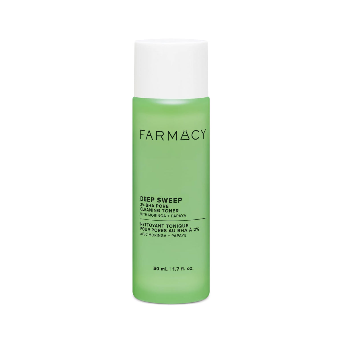 Farmacy front packaging showing bottle and box, clear product view with benefits