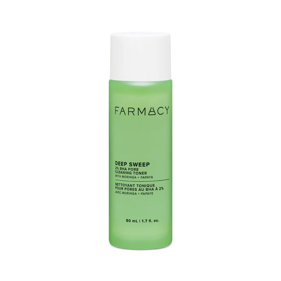 Farmacy front packaging showing bottle and box, clear product view with benefits