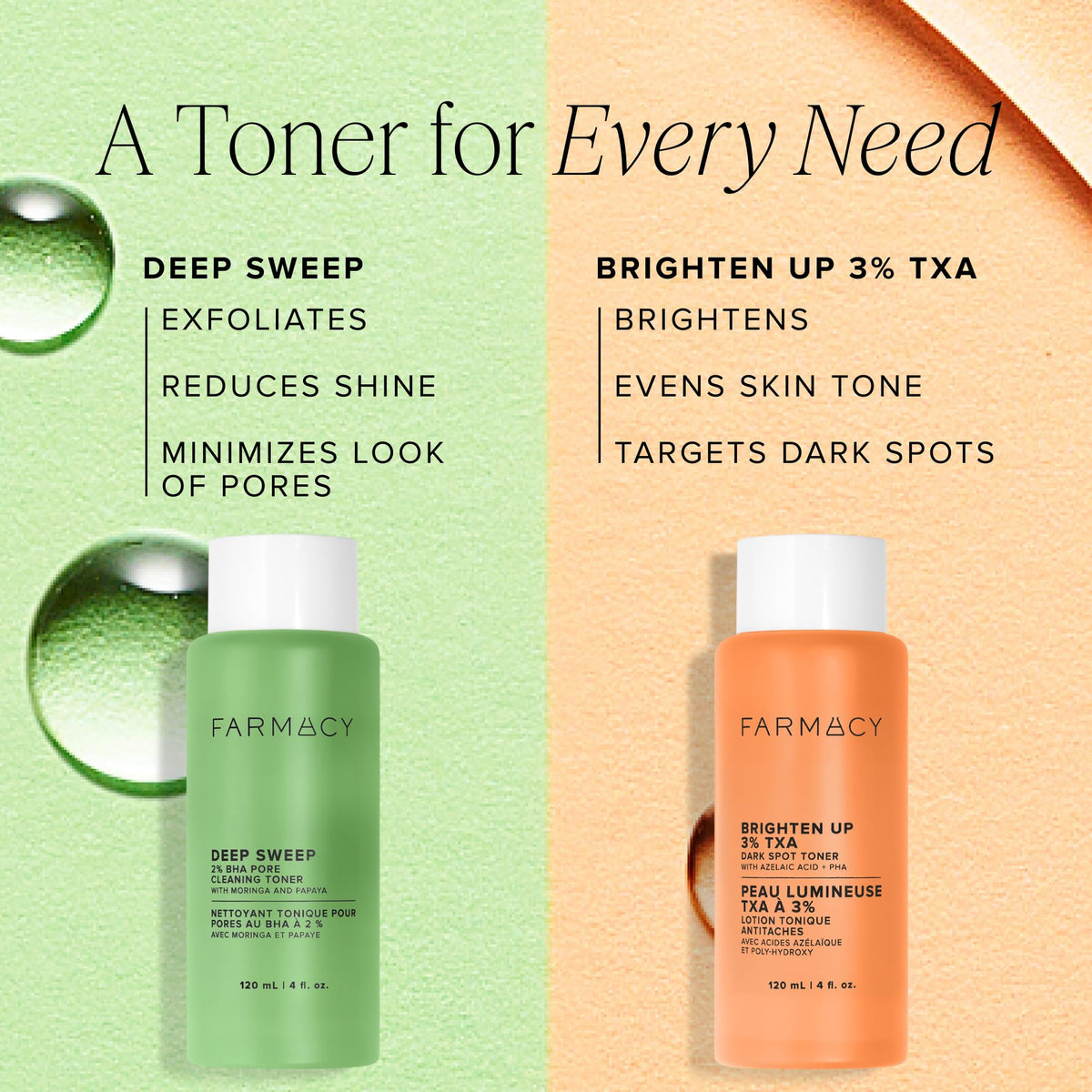 Farmacy product and outer packaging emphasizing clean, award-winning presentation