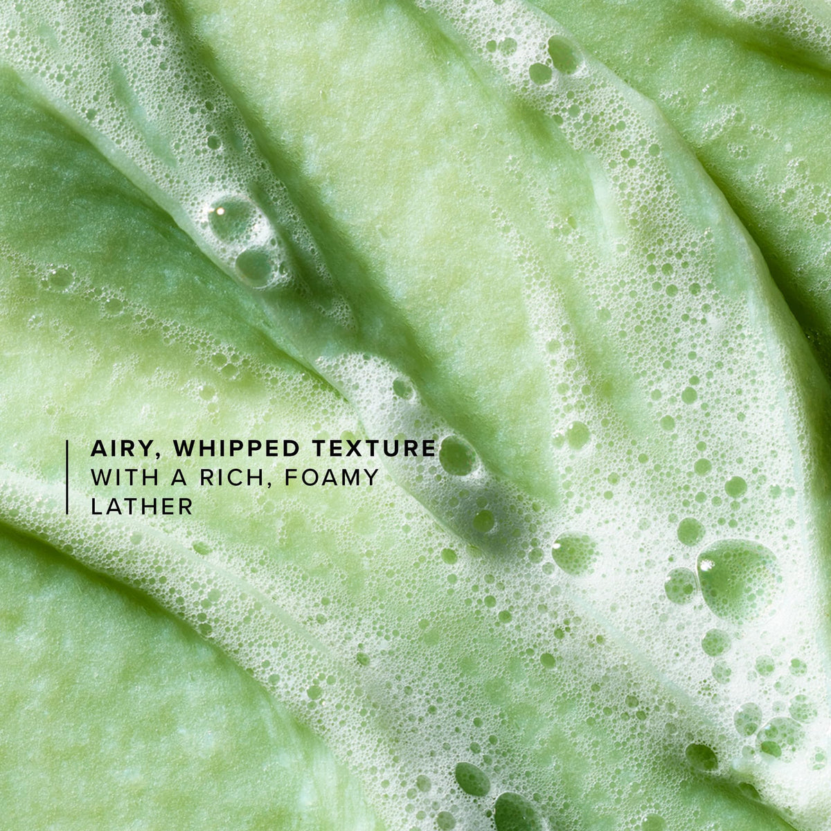 Farmacy green clay ingredient mound showing purifying action on oily skin