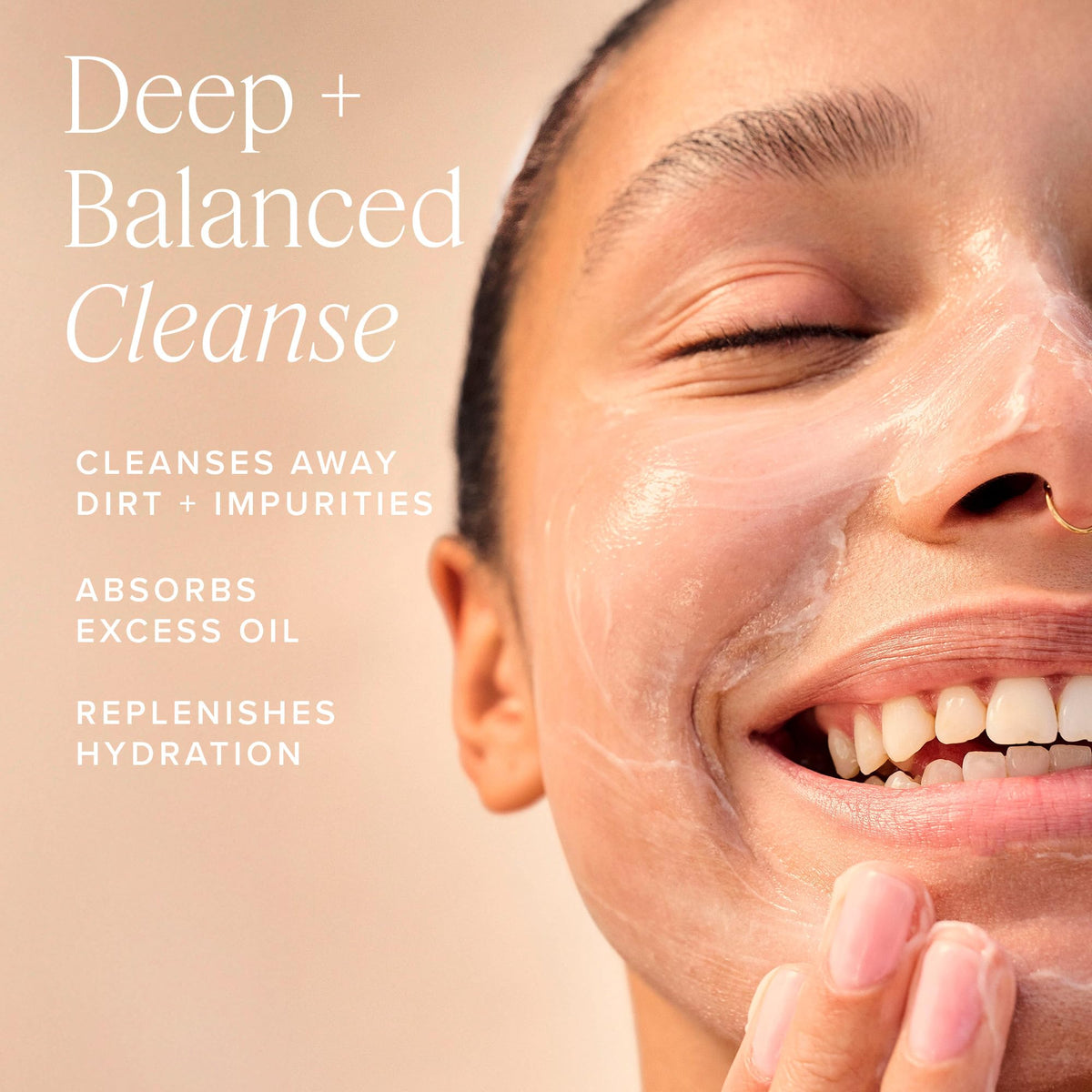 Farmacy papaya enzymes illustration indicating gentle exfoliation and pore clearing
