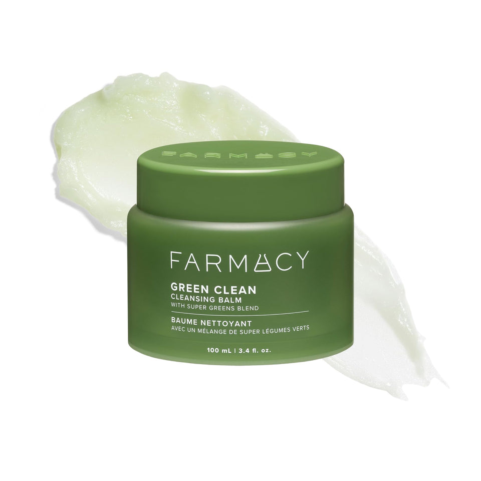 Farmacy jar front view showing label and compact 100ml benefit