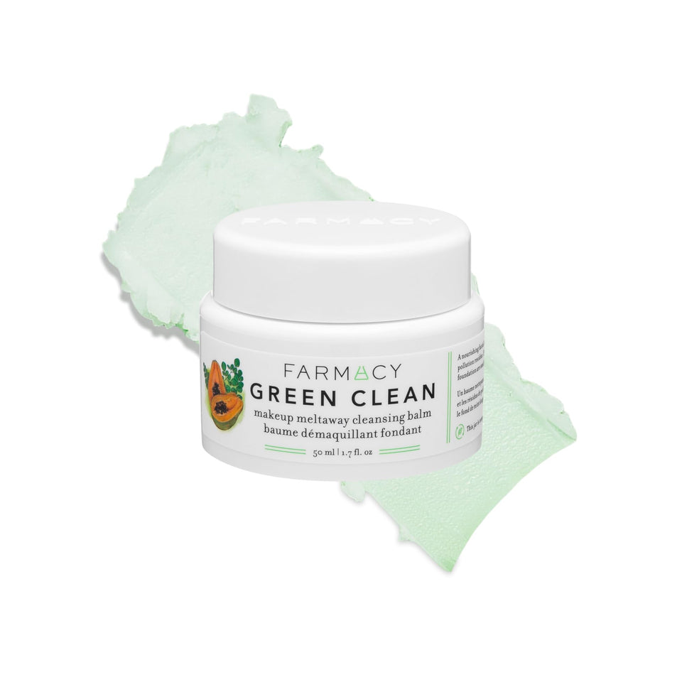 Farmacy jar front view showing label and compact 50ml size benefit
