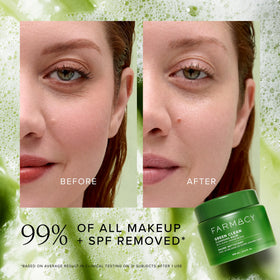 Farmacy balm in hand massage demo dissolving waterproof makeup