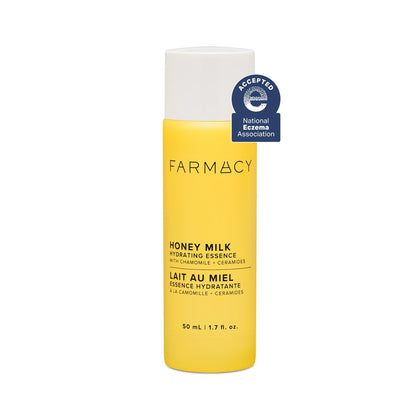 Farmacy bottle front view showing elegant label and hydrating benefits