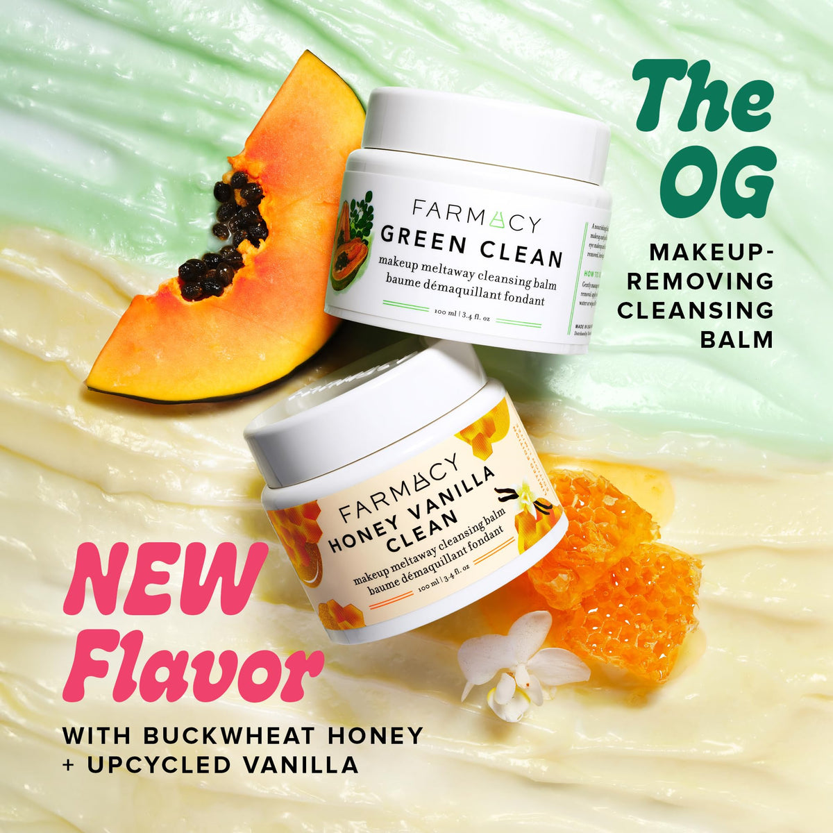 Farmacy Honey Vanilla emulsified into a milky texture with water for effective rinse-off