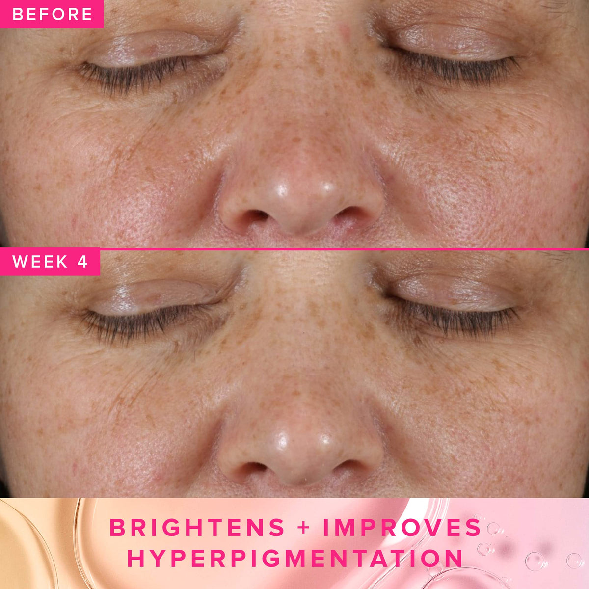 Farmacy toner texture pouring on hand demonstrating lightweight hydration